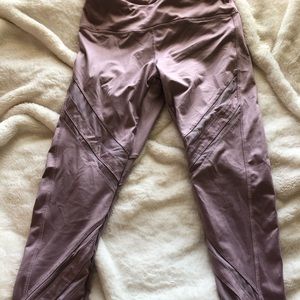 Pink Leggings with Mesh